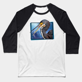 Tricolor Egret Baseball T-Shirt